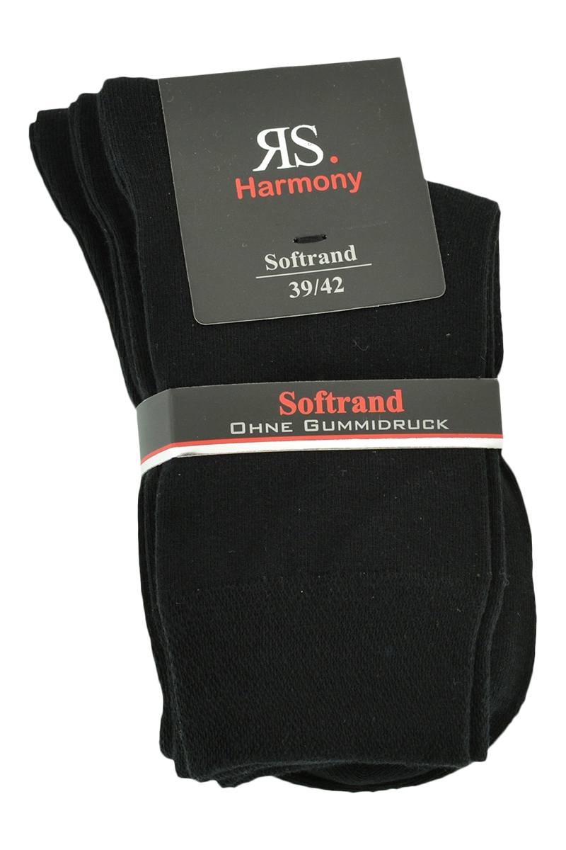 Art.: 113312 Feinsocke for Women   ohne Gummidruck  - schwarz