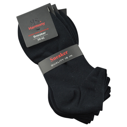 Art.: 445221 Harmony - Qualitäts Sneakersocke / schwarz