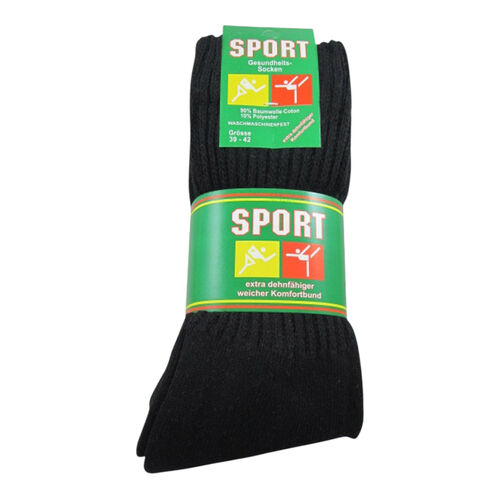 Art.: 66927 Vollfrotteesocke ohne festen Gummidruck + bequeme Weite / Baumwolle