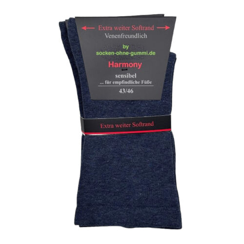 331122  Soft Cotton extra weit ohne Gummidruck + handgekettelte Fußspitze - jeans