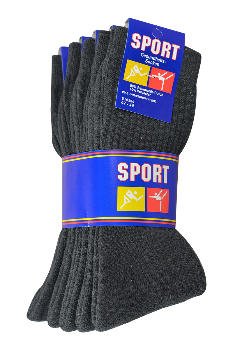 Art.: 66928 Sportsocke  XXL  -anthrazit-