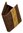 Art.: 10100NC Herren Lederbörse Hochformat "Wild things only"  Büffel-Leder  -braun-