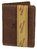 Art.: 10100NC Herren Lederbörse Hochformat "Wild things only"  Büffel-Leder  -braun-