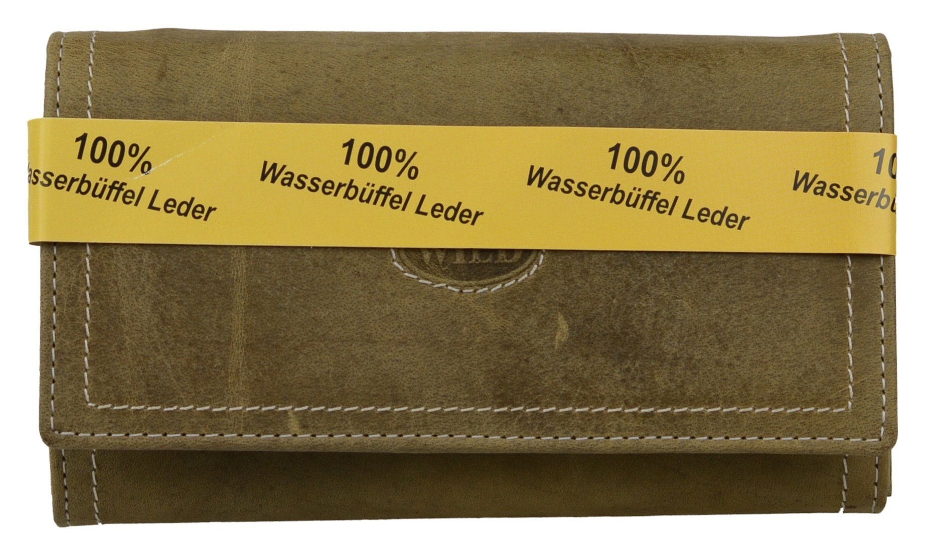 Art.: 10712 Geldbörse XL "wild things only"  Büffel-Voll-Leder  -natur-