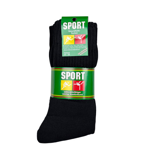 Art.: 66927 XL Vollfrotteesocke ohne festen Gummi Druck + bequeme Weite / 47-50