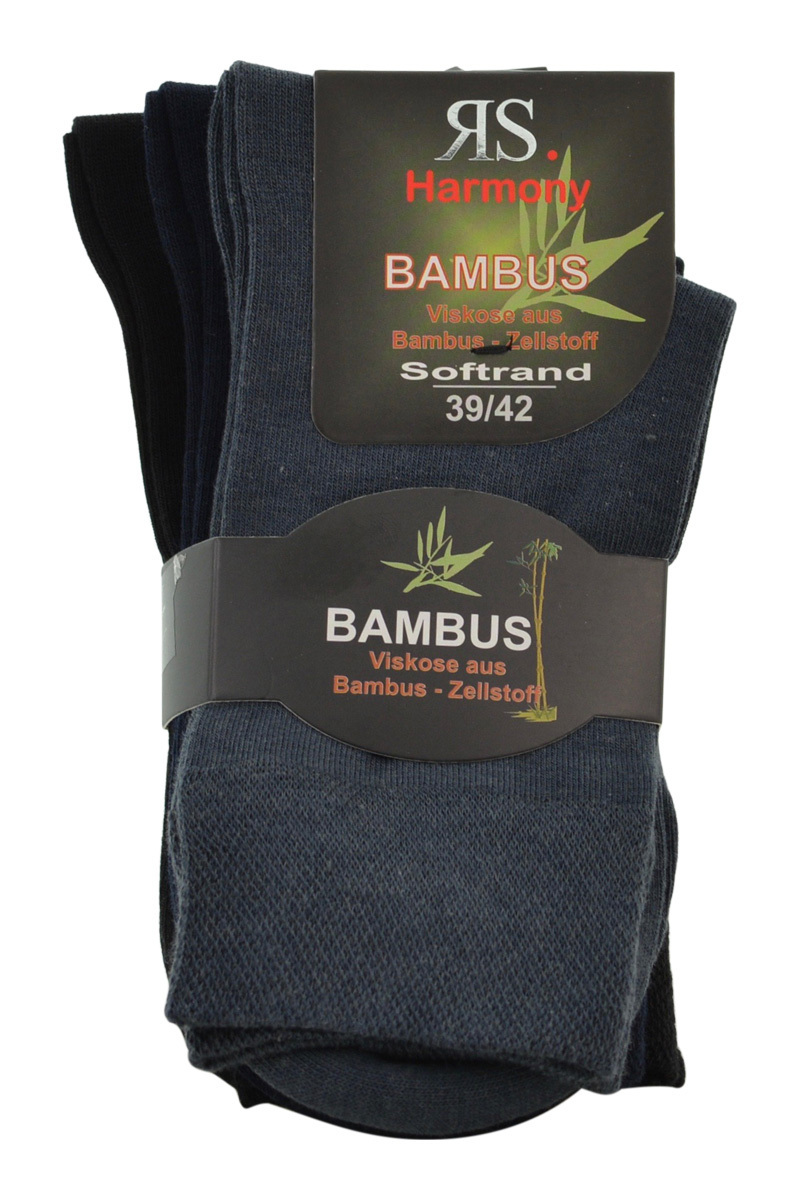 Art.: 443039 Harmony Bambussocke  ohne Gummi / extra Garnqualität
