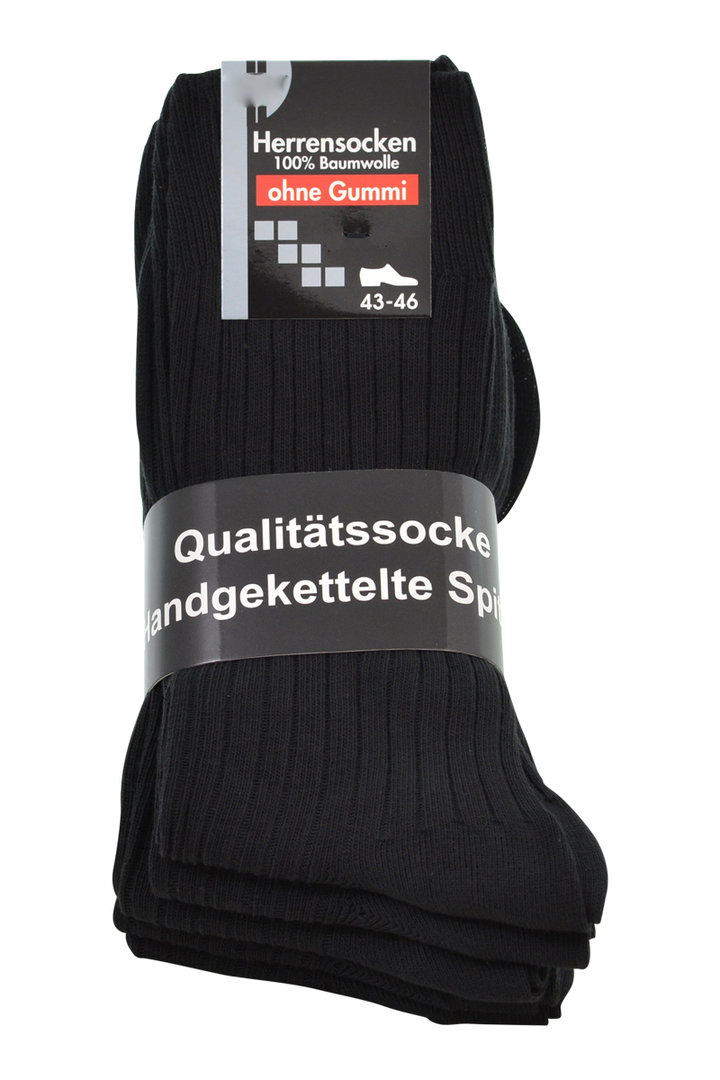 Herrensocken 100 baumwolle ohne gummi Outlet