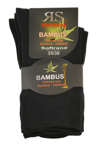 Art.: 443033 Harmony Premium-Bambusfaser  ohne Gummi - black
