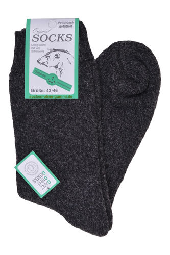 Art.: 66596 Thermosocke Vollplüsch / ohne festen Gummidruck