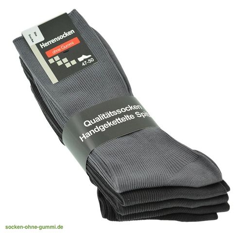 Art.: 2-2075XL Komfortsocks ohne Gummidruck grau