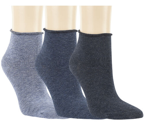 Art.: 115267 Harmony Kurzsocke ohne Gummi - jeans