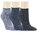 Art.: 115267 Harmony Kurzsocke ohne Gummi - jeans
