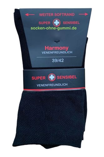 3 Paar Herren Harmony Softrand Socken ohne Gummi Steingrau uni Größen 39 bis 46 