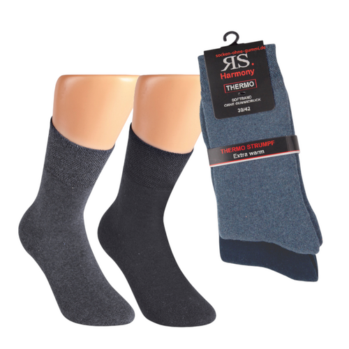 Art.: 112777 Damen Thermosocke / Baumwolle ohne festen Gummidruck