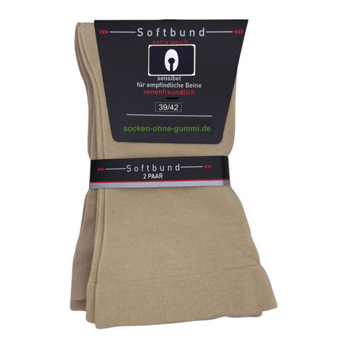 Art.: 160884 Soft Cotton extra weit ohne Gummidruck + handgekettelte Fußspitze