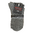 Art.: 2435 Premium Baumwollsocke mit Softbund + handgekettelte Fußspitze / grau