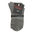 Art.: 2435 Premium Baumwollsocke mit Softbund + handgekettelte Fußspitze / grau