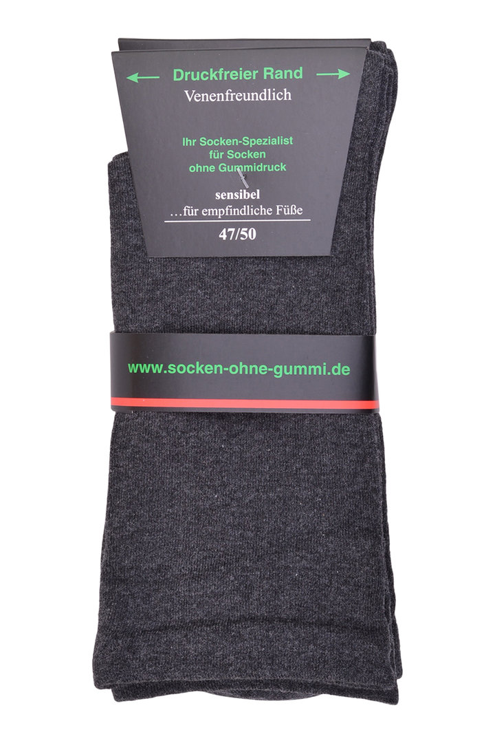 Hudson Micro 50 druckfreier Bund, Calze, Black