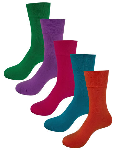 Art.: 441017 Fashion-Socks ohne Gummidruck / Color