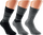 Art.: 331009 Herren Designsocke "Streifen" ohne Gummidruck Größe 47-50
