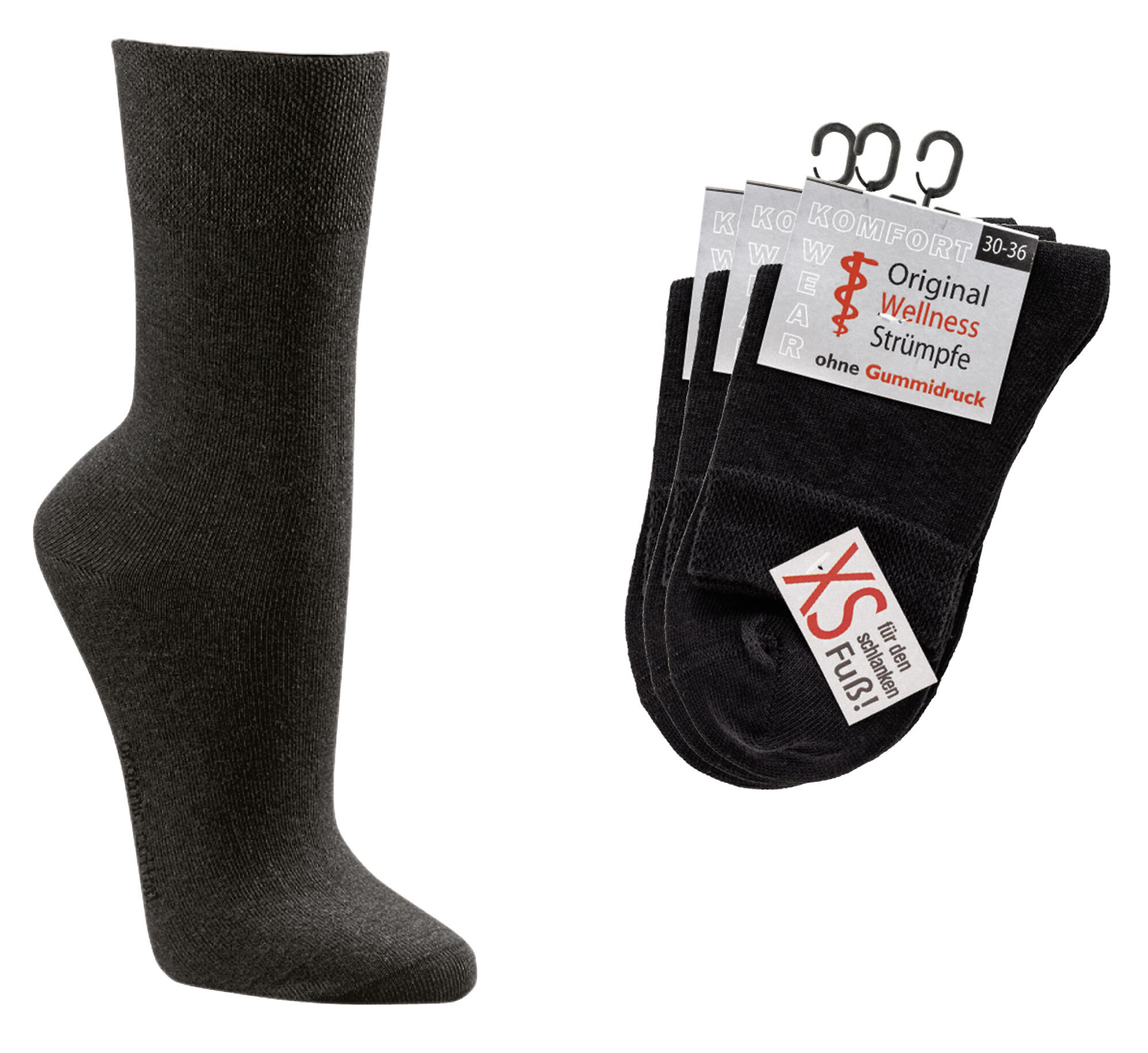 Zum Produkt Art.: 22162 small size Socke mit Softrand - Baumwolle