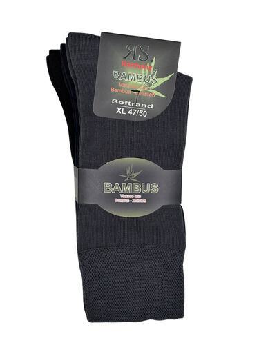 Art.: 331055 Harmony Bambussocke XL ohne Gummi