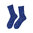 Art.: 1003-1-4 Designsocke ohne Gummi extra weit + breit - dunkelblau