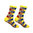 Art.: 1003-8-4 Designsocke ohne Gummi extra weit + breit - quadrat