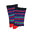Art.: 1003-9-2 Designsocke ohne Gummi extra weit + breit - stripes