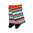 Art.: 1003-9-3 Designsocke ohne Gummi extra weit + breit - stripes