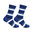 Art.: 1003-13-6 Designsocke ohne Gummi extra weit + breit - blockstreifen