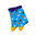 Art.: 1003-14-4 Designsocke ohne Gummi extra weit + breit - punkte
