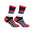 Art.: 1003-18-2 Designsocke ohne Gummi extra weit + breit - Blockstreifen