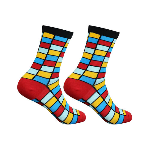 Art.: 1003-22 Designsocke extra weit ohne Gummidruck  - Grafik