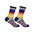 Art.: 1003-23-1 Designsocke extra weit - ohne Gummidruck - Blockstreifen