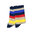 Art.: 1003-23-1 Designsocke extra weit - ohne Gummidruck - Blockstreifen