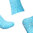Art. 31160-8 Premium Bambussocke extra weit + breit ohne Gummidruck - hellblau