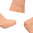 Art. 31160-12 Premium Bambussocke extra weit + breit ohne Gummidruck - apricot