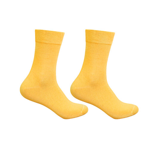 Art. 31160-15 Premium Bambussocke extra weit + breit ohne Gummidruck - orange