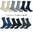 Art.: 31160-Aktion Premium Bambussocke ohne Gummi / extra weit + breit