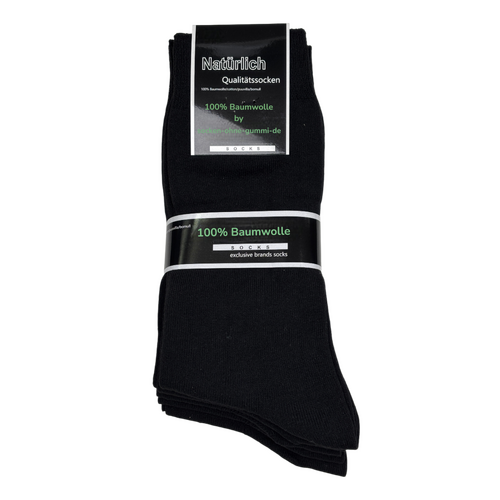 Art.: 6124-Aktion Business Socke 100% Baumwolle - mit Gummibund