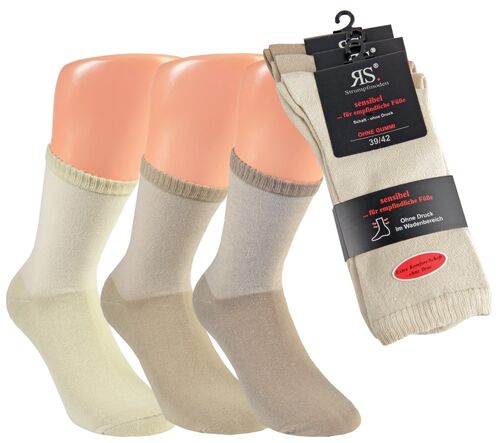 Art.: 32507-Aktion Harmony Piquètsocke extra fein - ohne Gummidruck